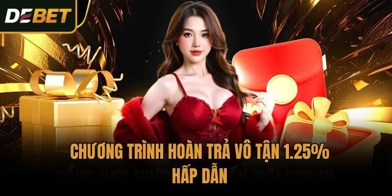 Chương trình hoàn trả vô tận 1.25% hấp dẫn